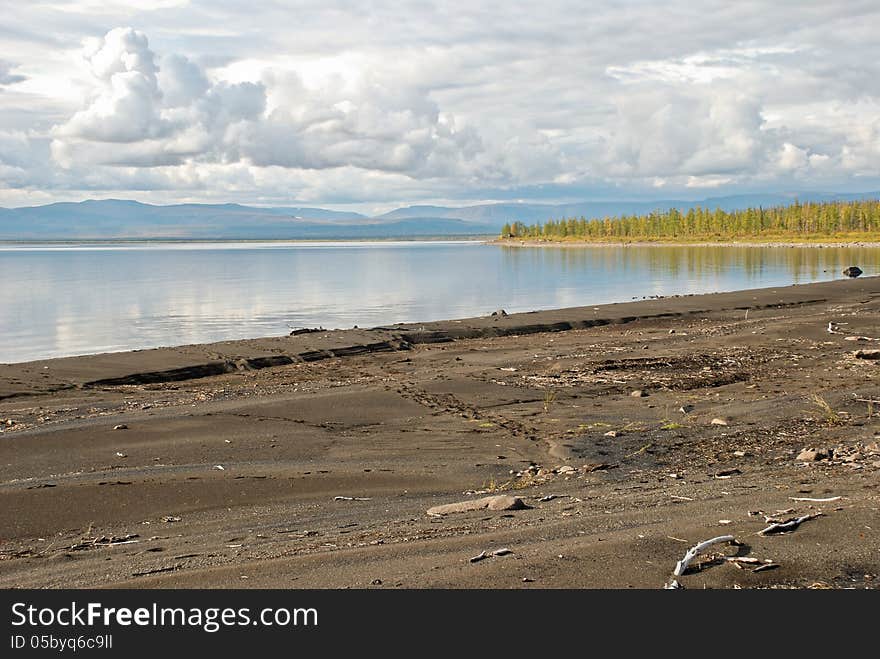 The Sandy Beaches Of Lake Lama.