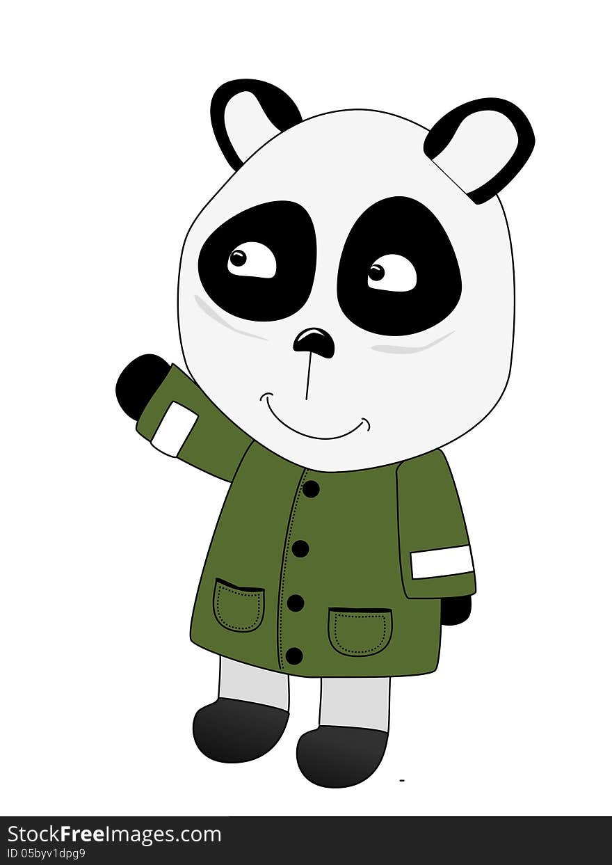 Panda cartoon