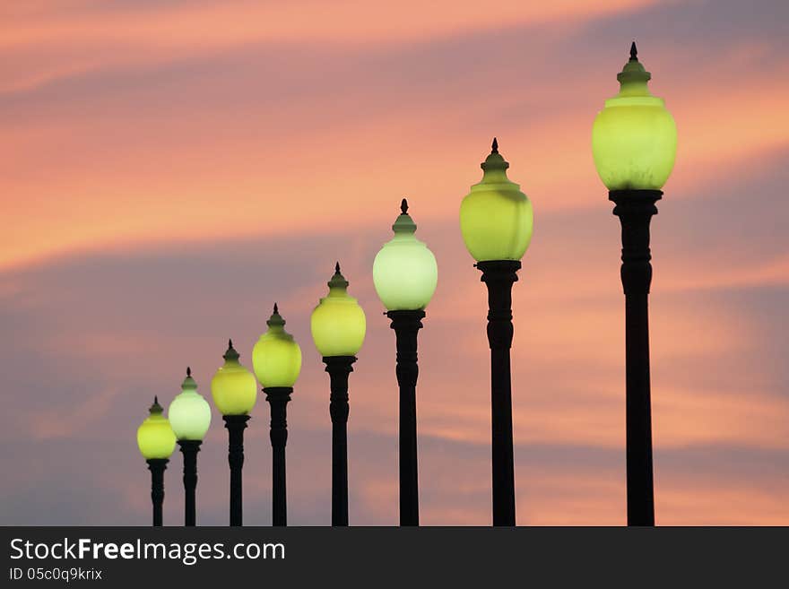 City lamps