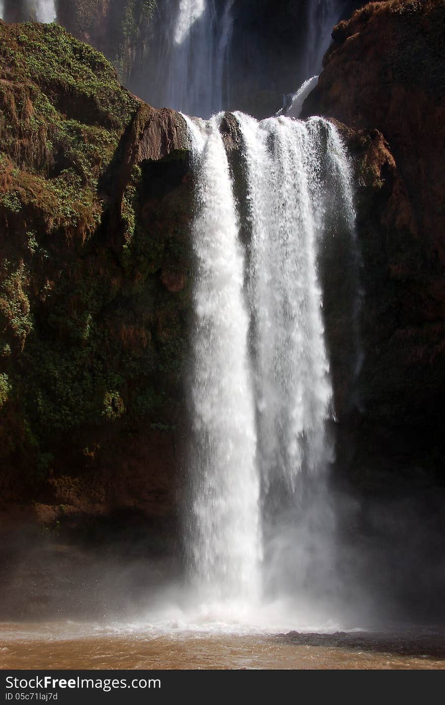 Cascade d’Ouzoud, Waterfall, Morocco - Cascade d’ouzoud is the biggest waterfall in Morocco