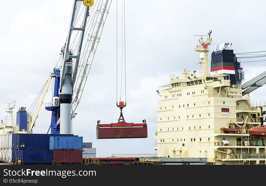 Container ship