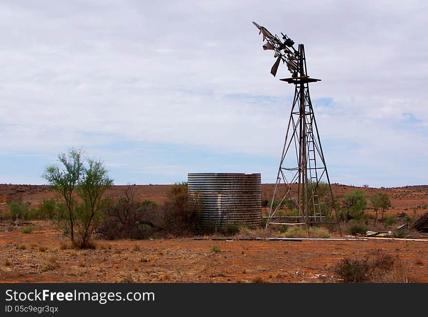 Broken Outback Windmill