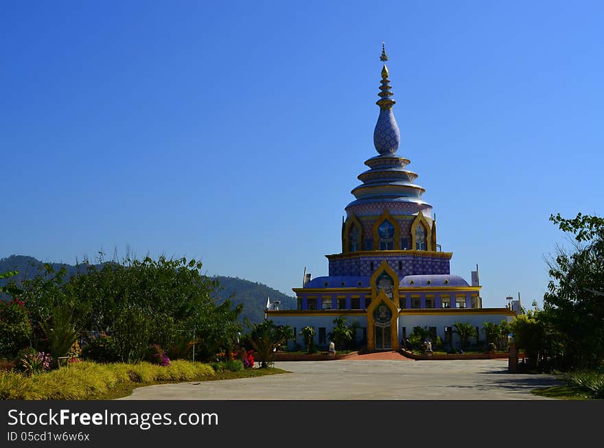 View of Wat Thaton in Thailand