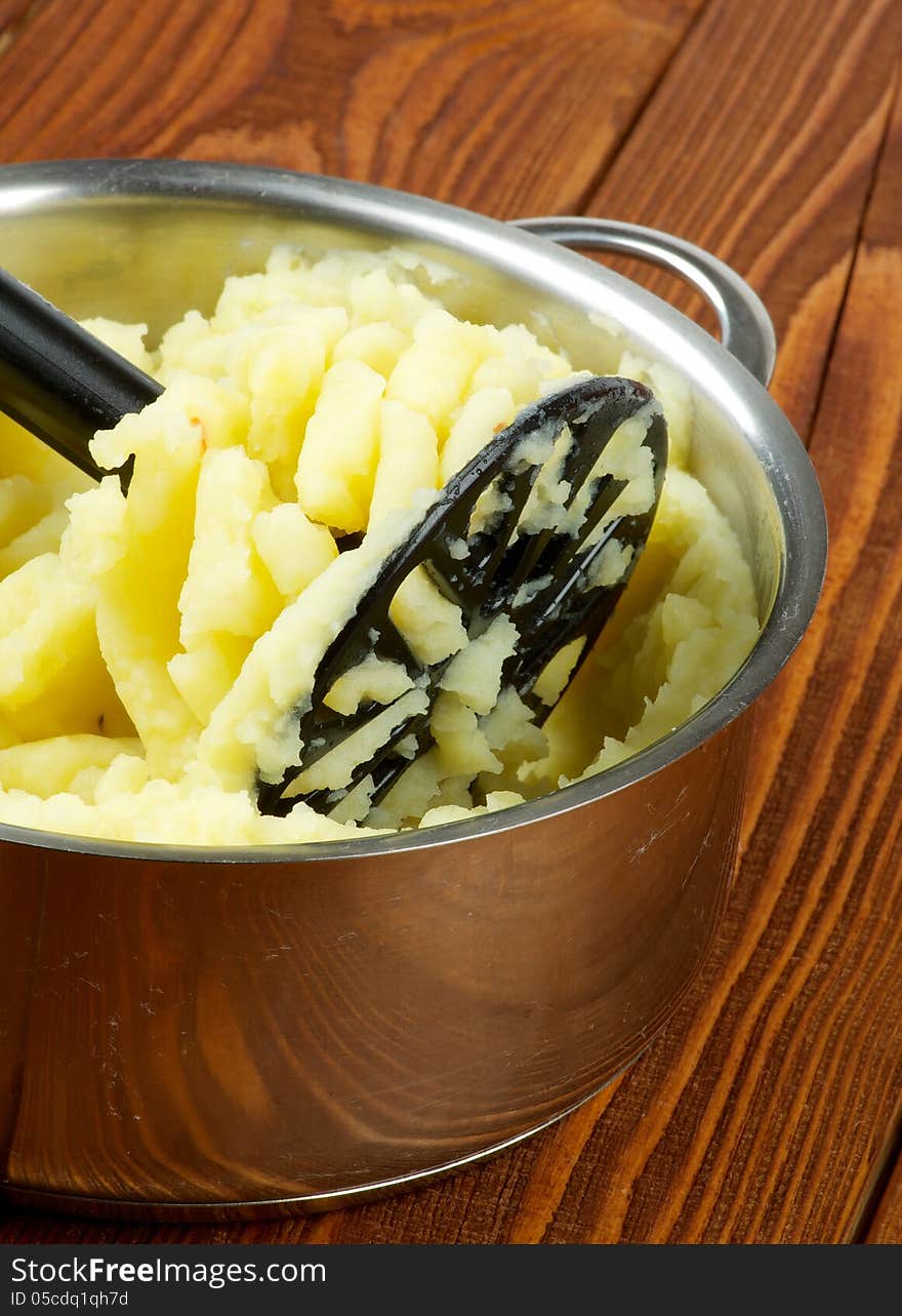 Preparing Mashed Potato