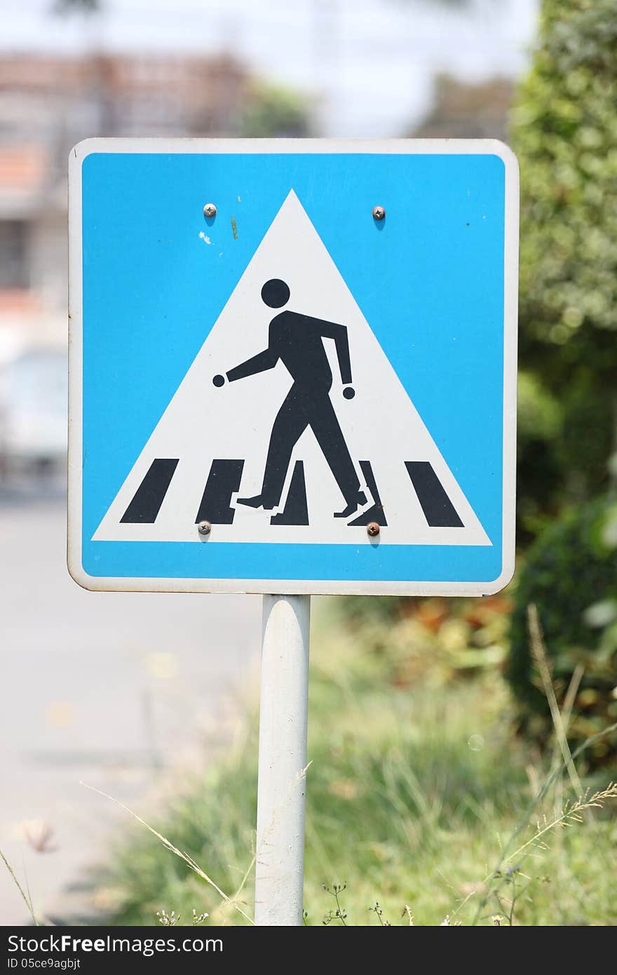 A picture is Walking crossing signs.