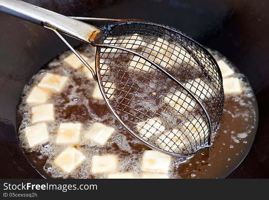 Fried bean curd