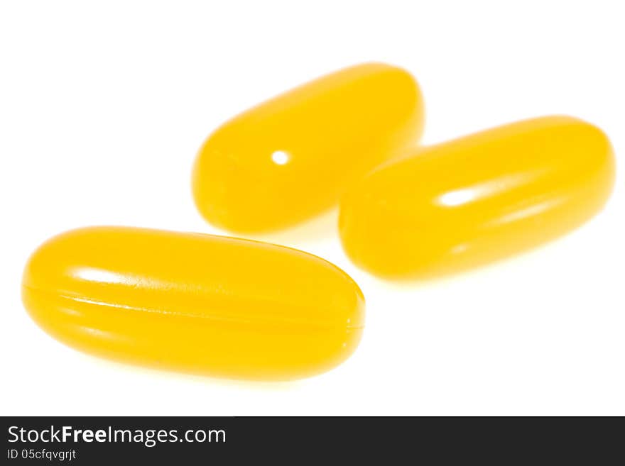 Fish oil capsules