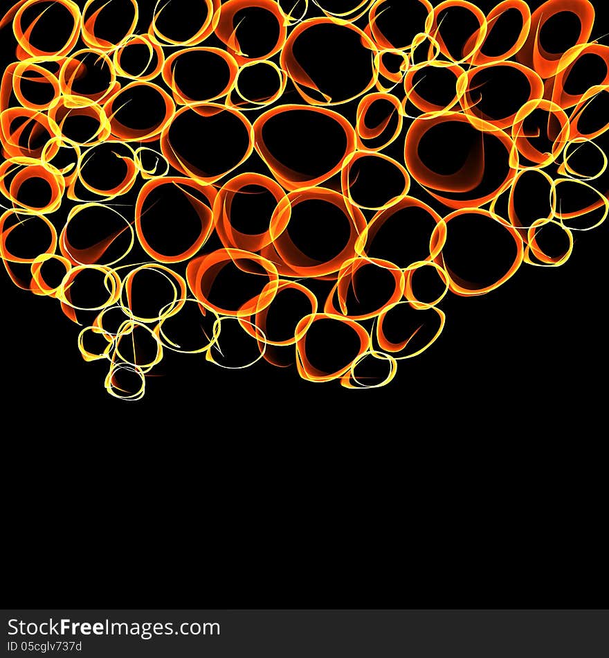 Abstract linear background fiery illusion. Abstract linear background fiery illusion