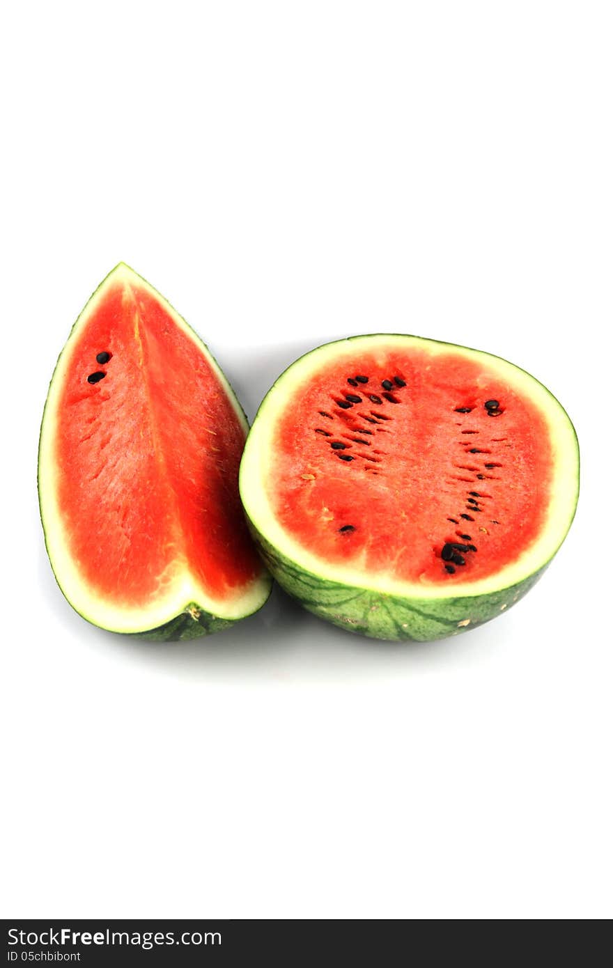 The Watermelon Which Are Sliced.