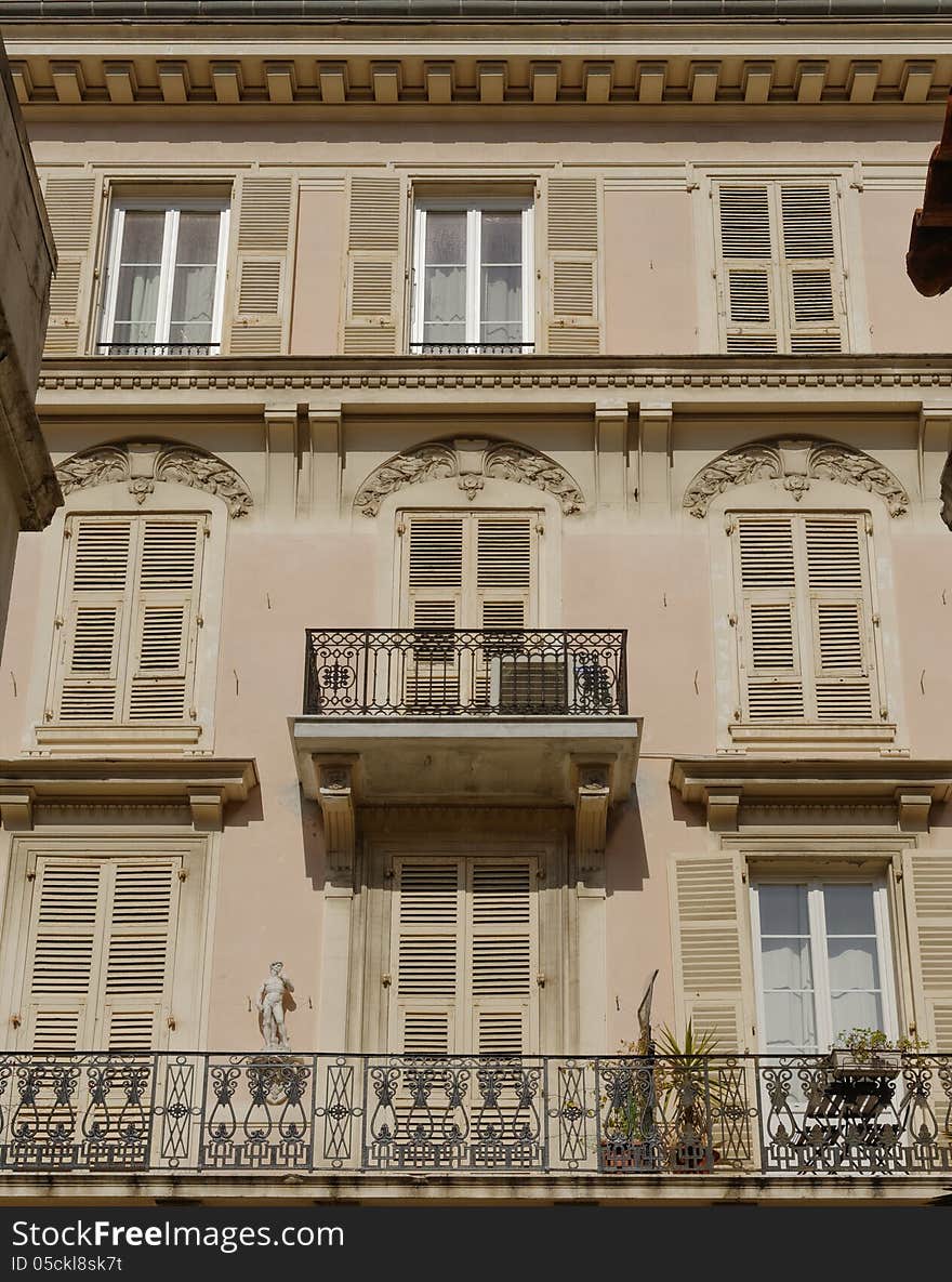 Building Facade In Nice France