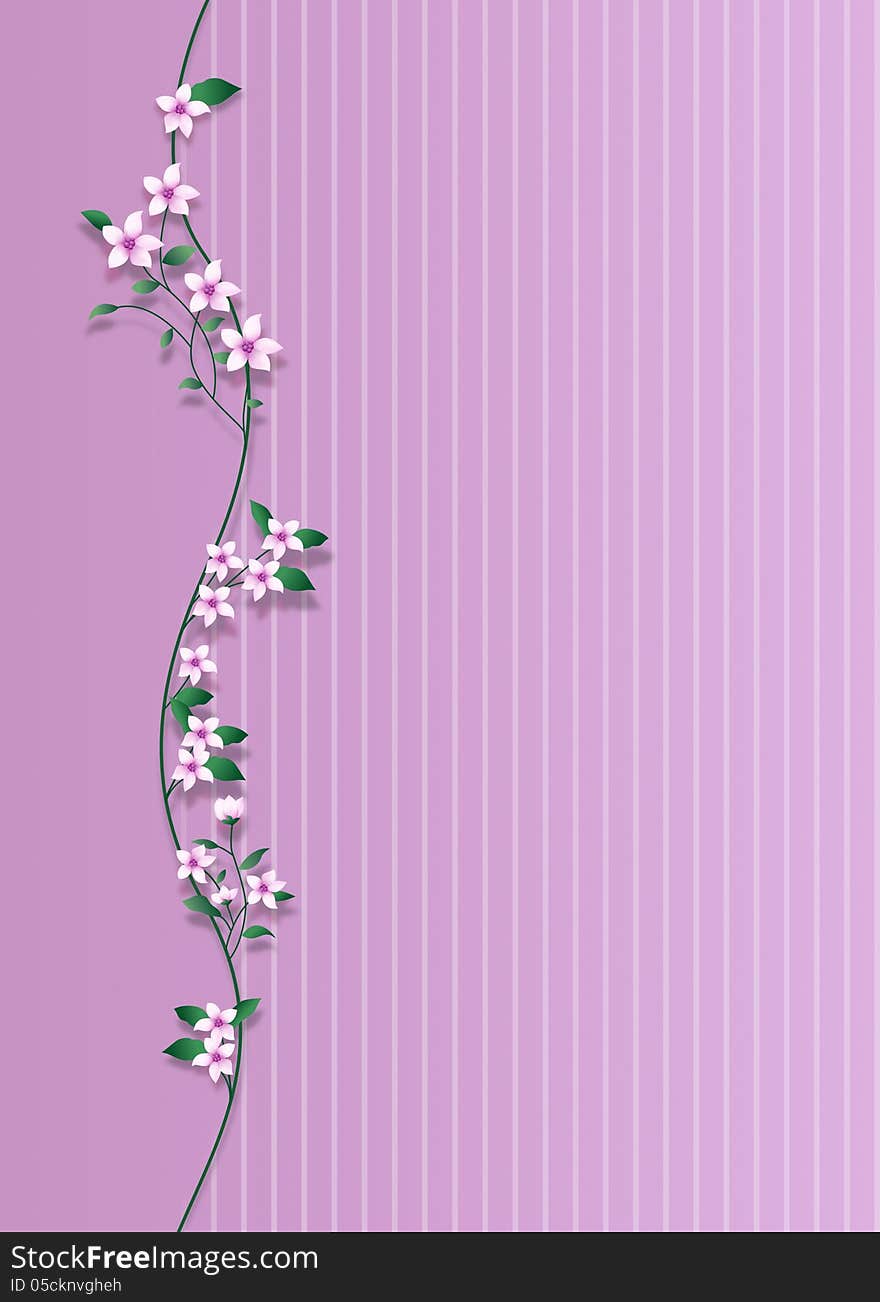 Floral Greeting Card