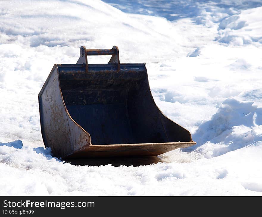 Shovel of a digging machine