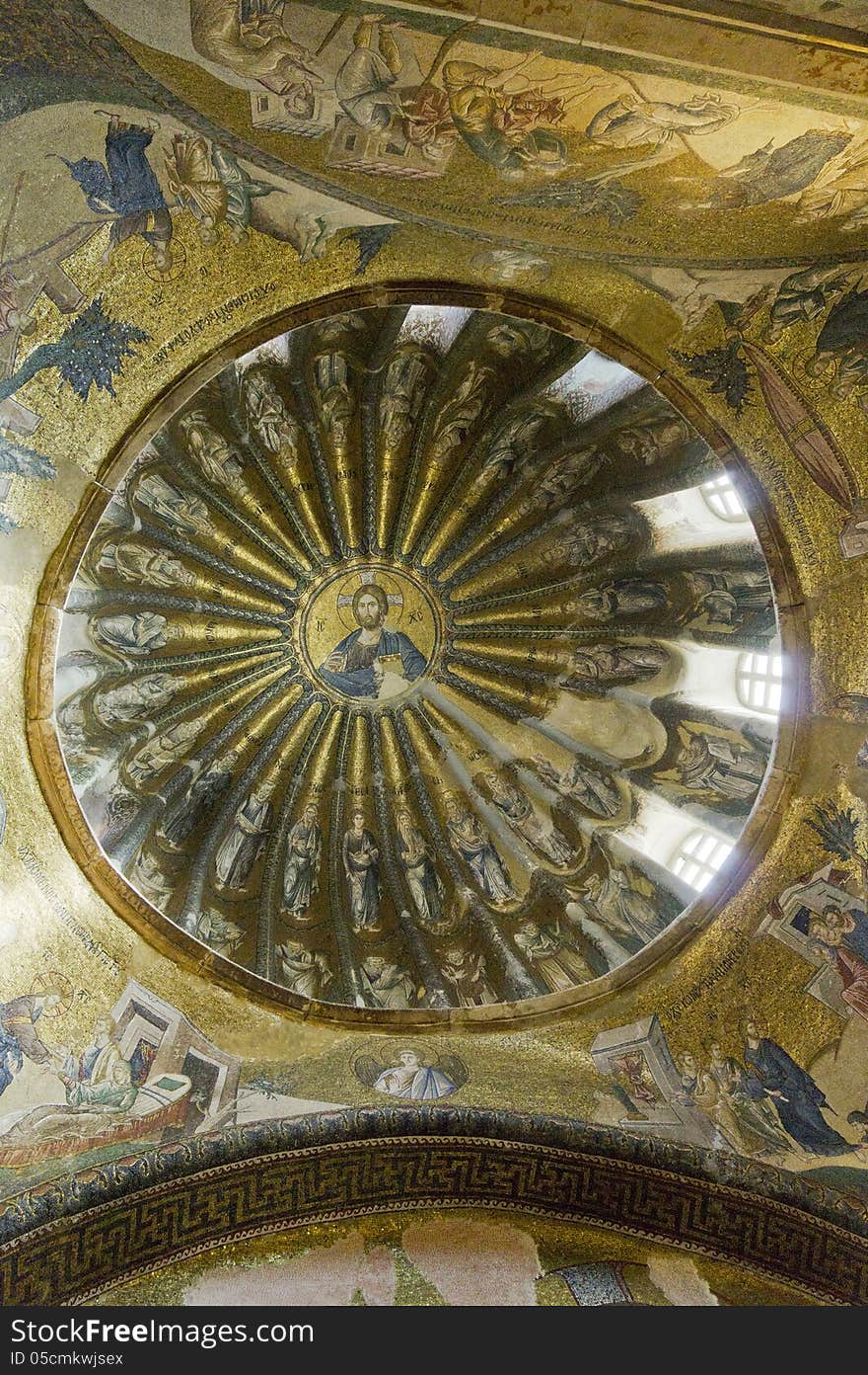 Dome in the Chora Museum in Istanbul