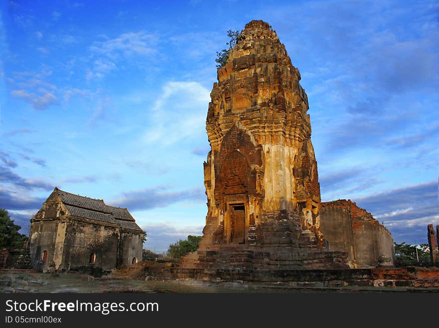 346 year old palace in Lopburi Thailand. 346 year old palace in Lopburi Thailand