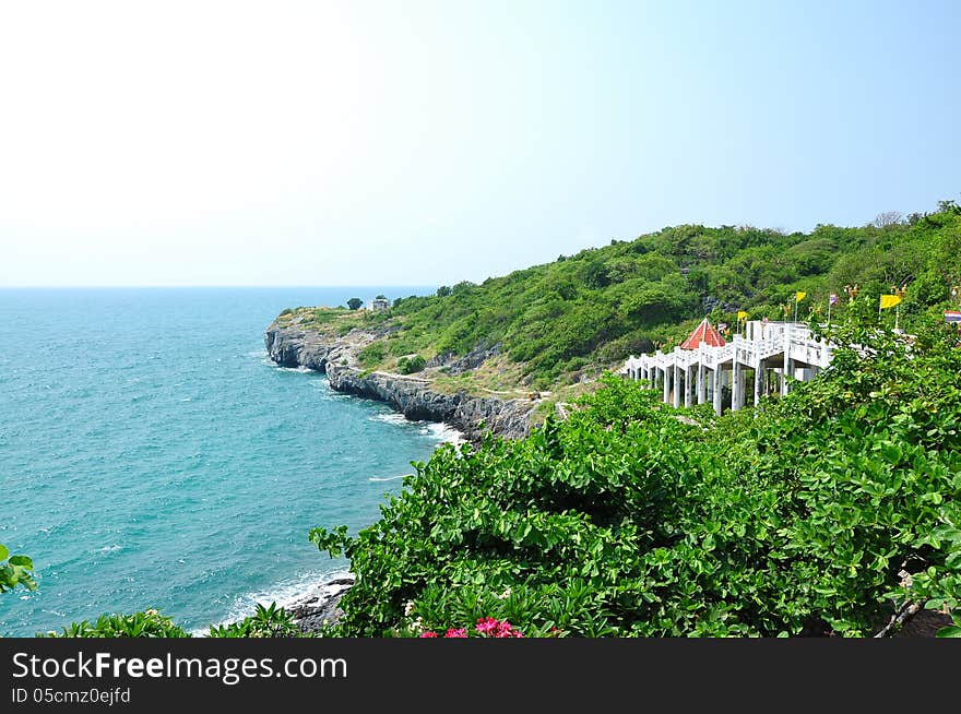 Point view on Si Chang island