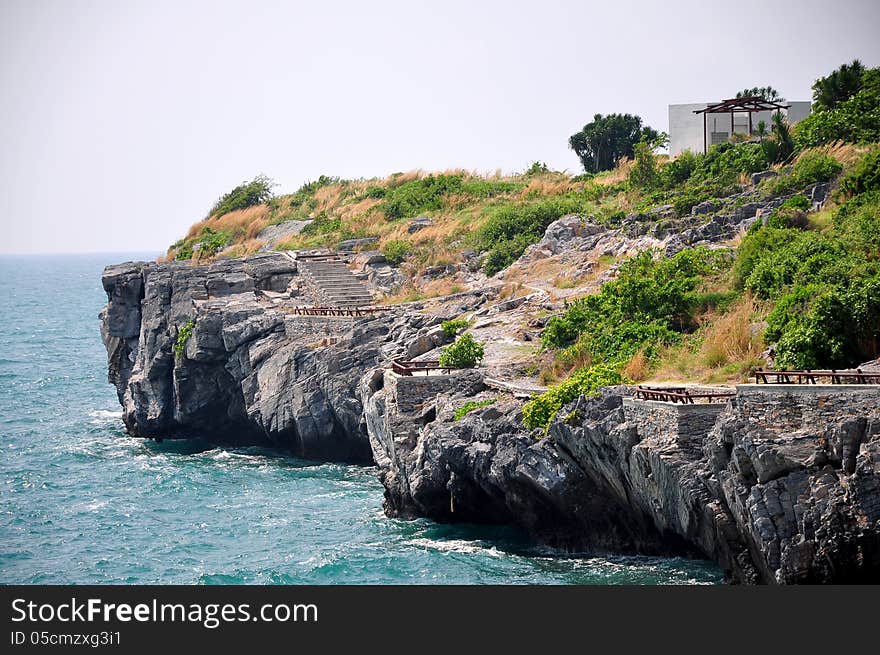 Point View On Si Chang Island