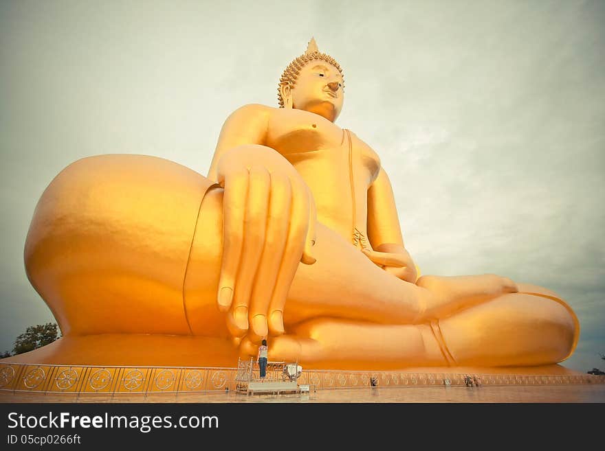 Giant Big Buddha in Thailand. Giant Big Buddha in Thailand