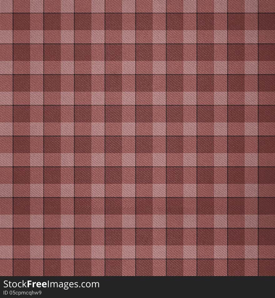 Classical brown linen fabric pattern illustration