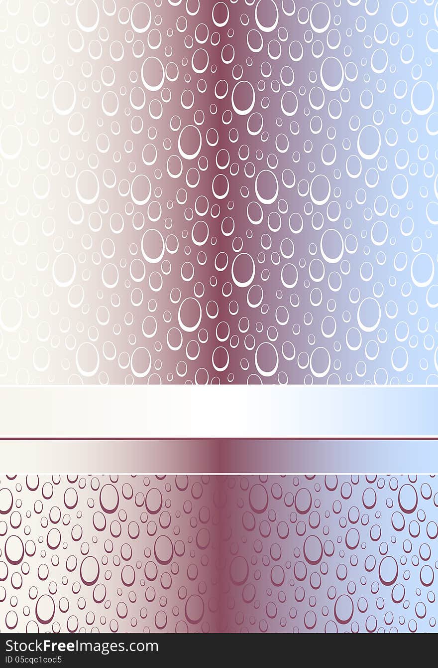 Abstract Seamless pattern or background with bubbl