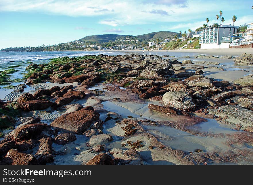 Low Tide At Laguna Beach, California