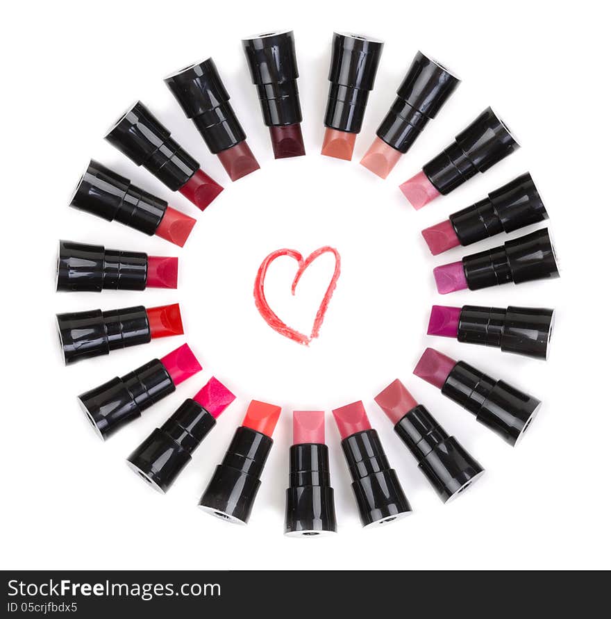 Colored Lipstick Testers