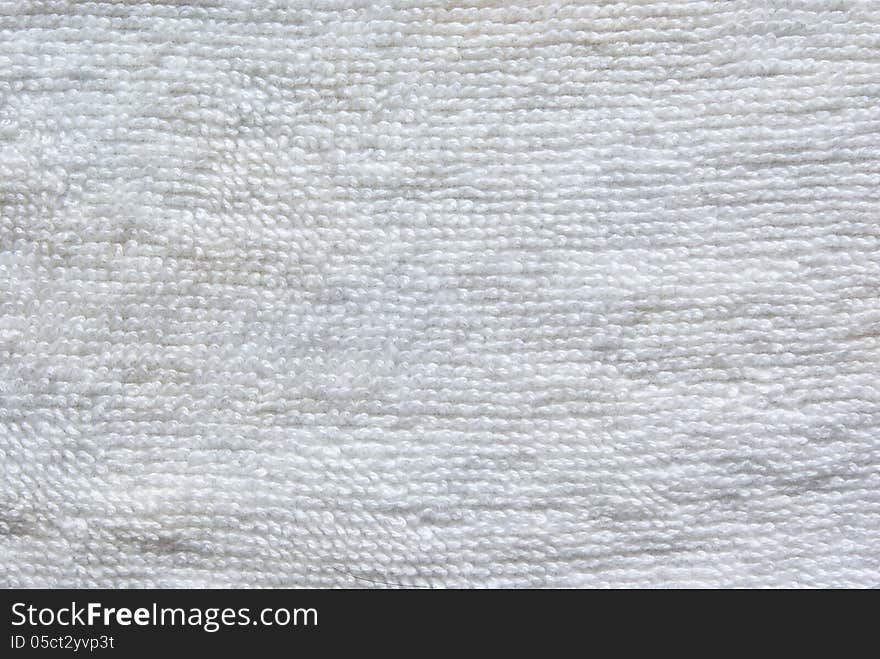 Clean white towels background pattern