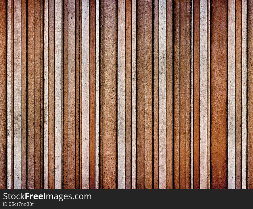 Stone texture background with stripped red and white lines composition.