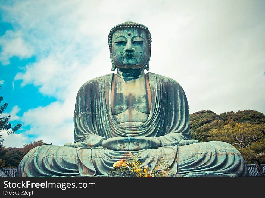 Gaint Japannese Buddha in Kamakura