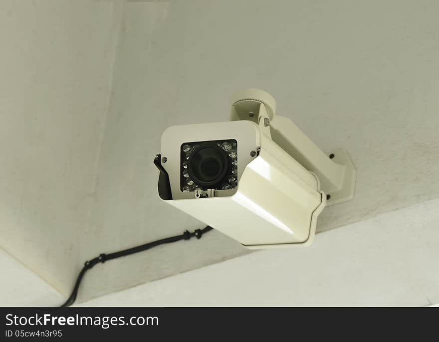 Cctv on the wall