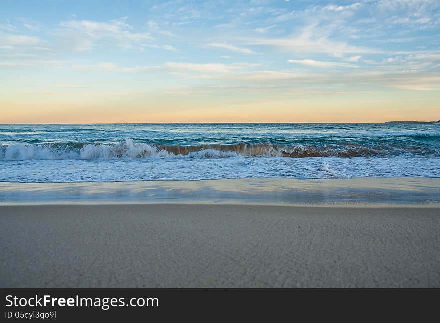 Splashing Scene Beach