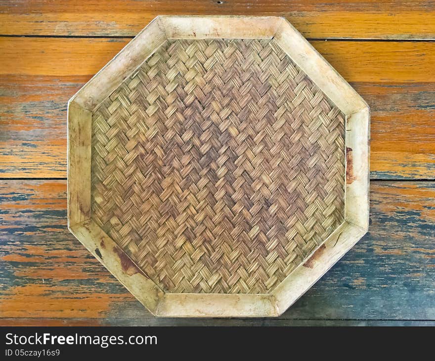 Thai Style Bamboo Weaved Saucer