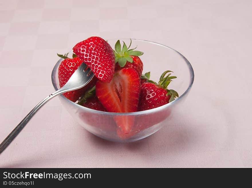 Strawberries cup, italian fresh fruit