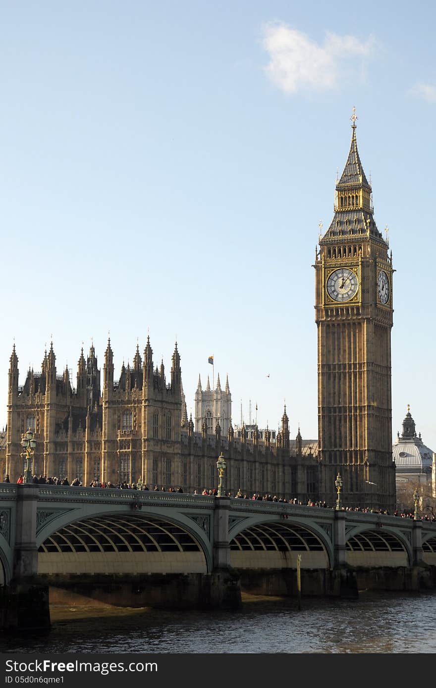 Westminster Bridge and Big Ben, London