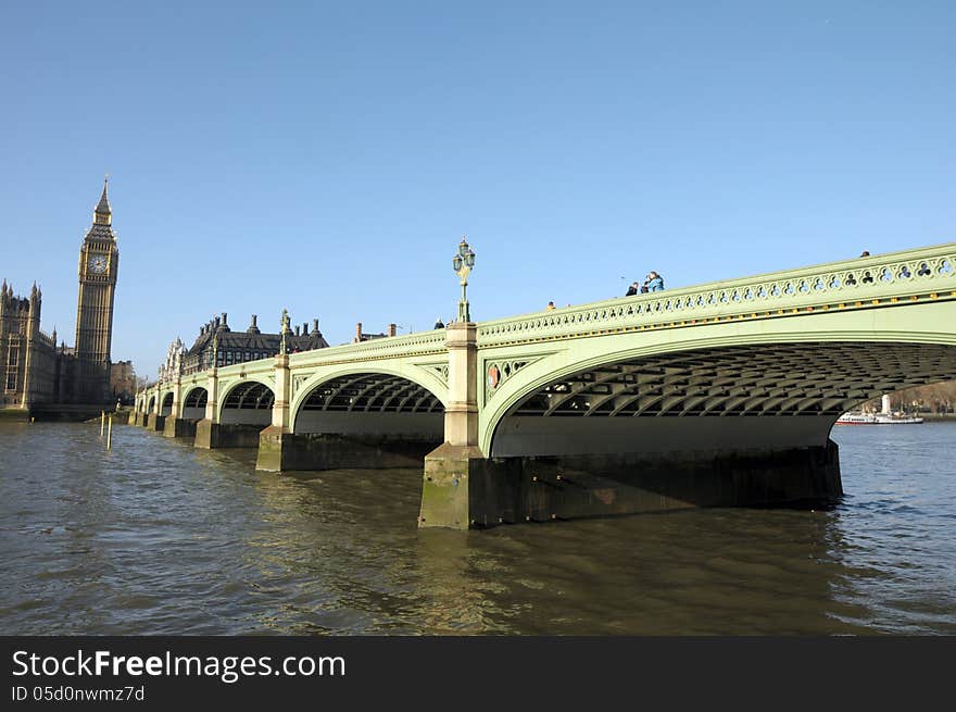 Westminster Bridge and Big Ben, London