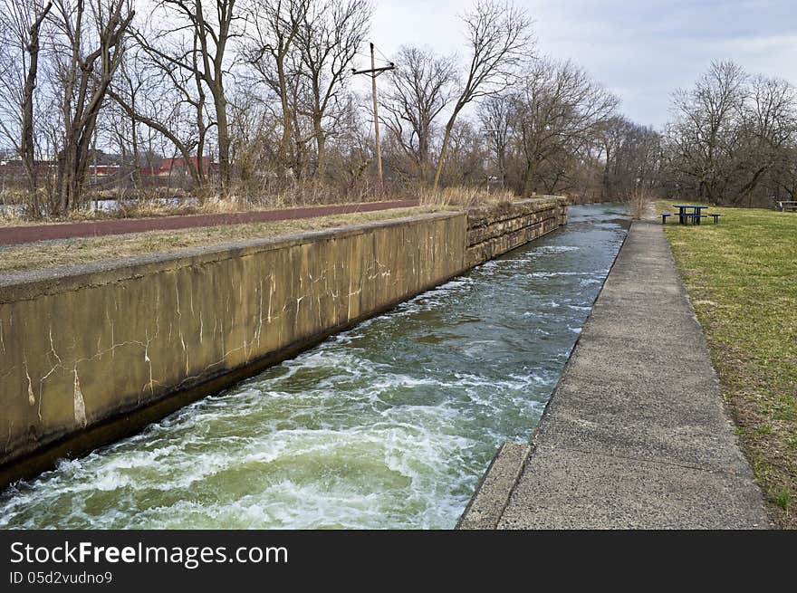 A view of the Delaware and Raritan State Park in Bound Brook, New Jersey. A view of the Delaware and Raritan State Park in Bound Brook, New Jersey.