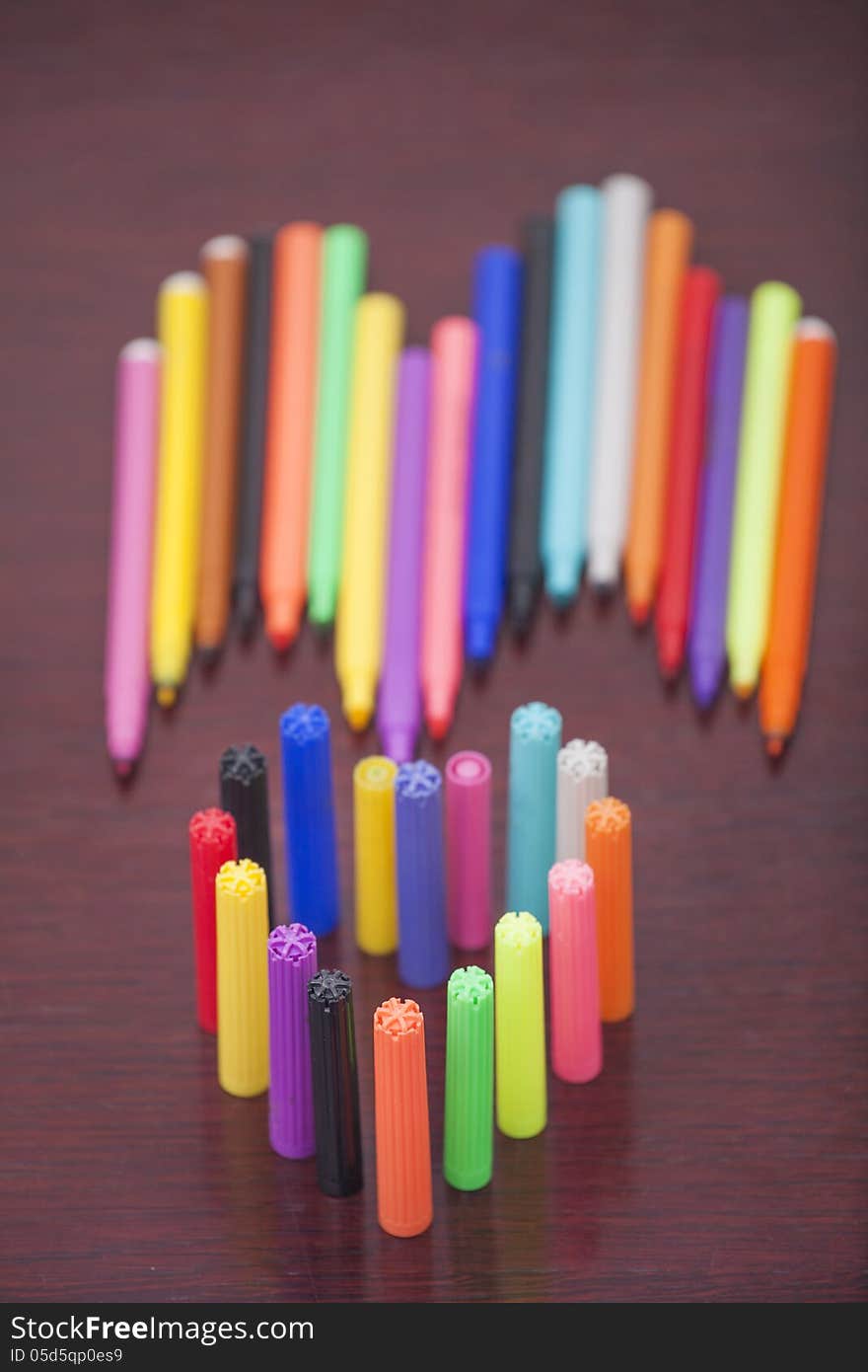 Pens On The Table