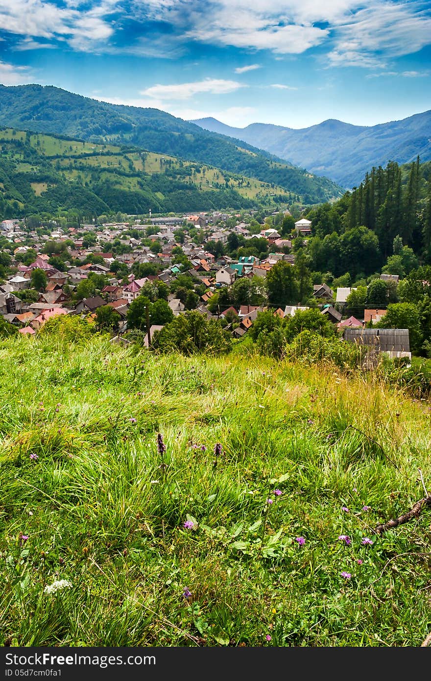 Town In Mountains