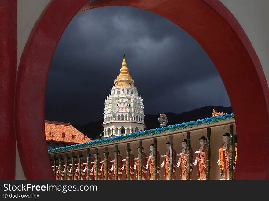 Kek Lok Si Buddhist Temple at UNESCO's World Heritage Site of George Town, Penang, Malaysia