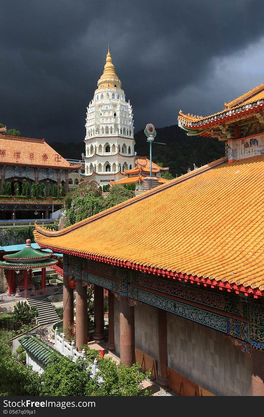 Kek Lok Si Buddhist Temple at UNESCO's World Heritage Site of George Town, Penang, Malaysia