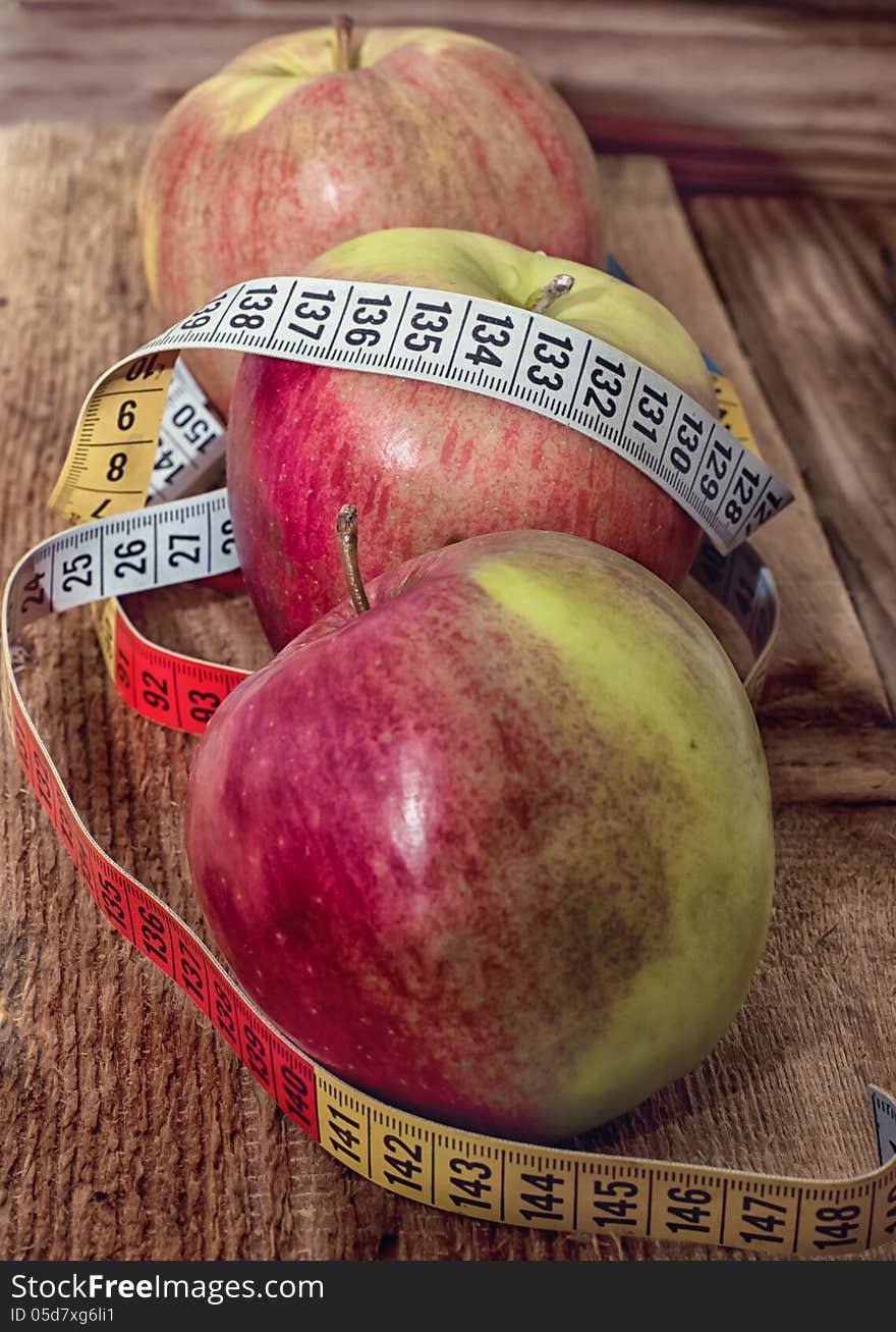 Apples, vegetarian kitchen