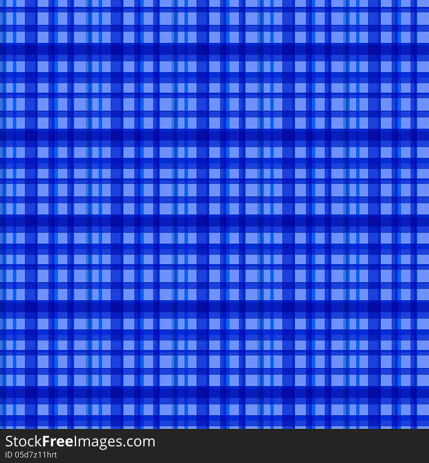 Seamless blue checked pattern