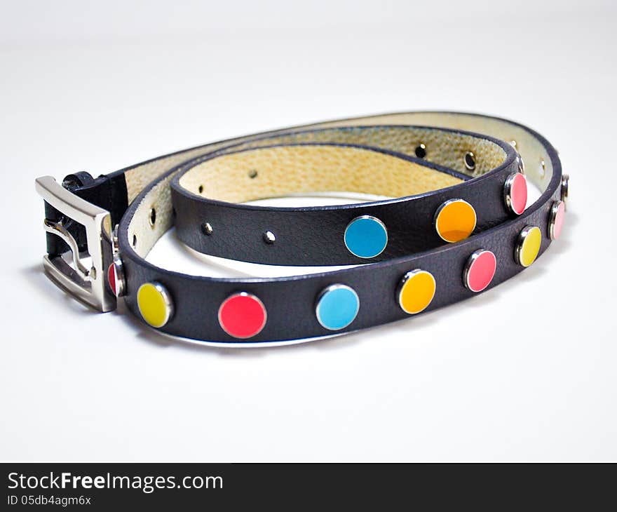 Colorful belt perfect for a party. Colorful belt perfect for a party