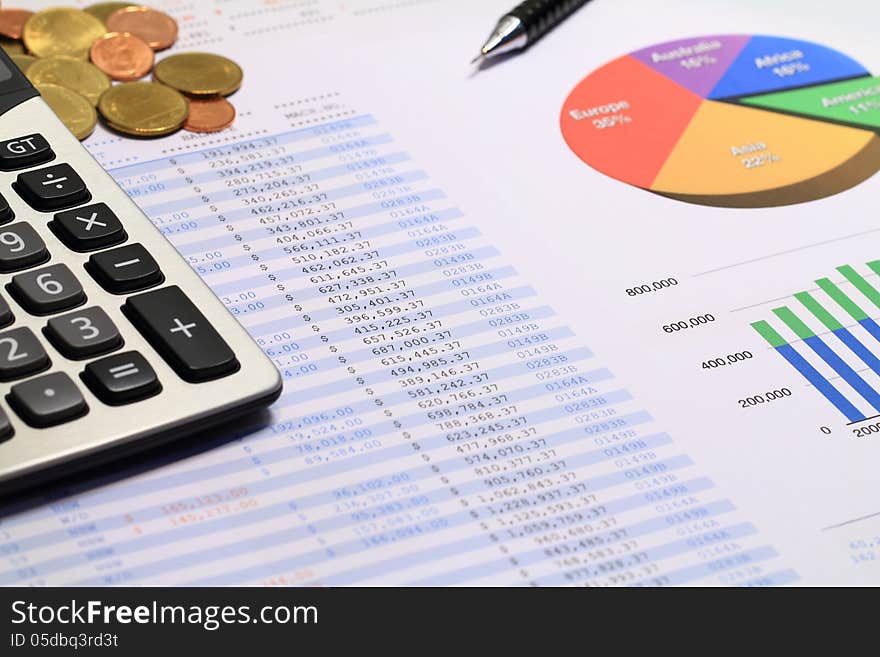 Financial statements review and analyze with colorful charts and tables. Financial statements review and analyze with colorful charts and tables.