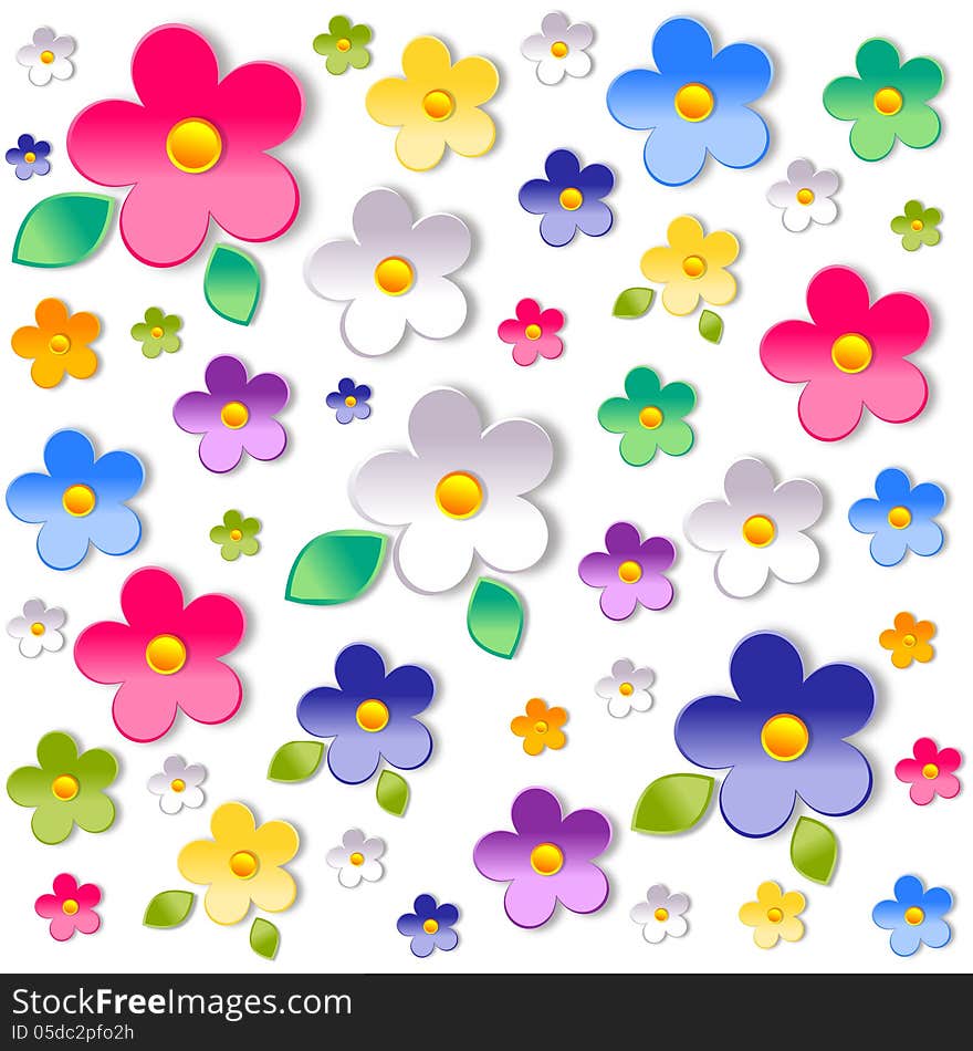 Abstract Flower Background