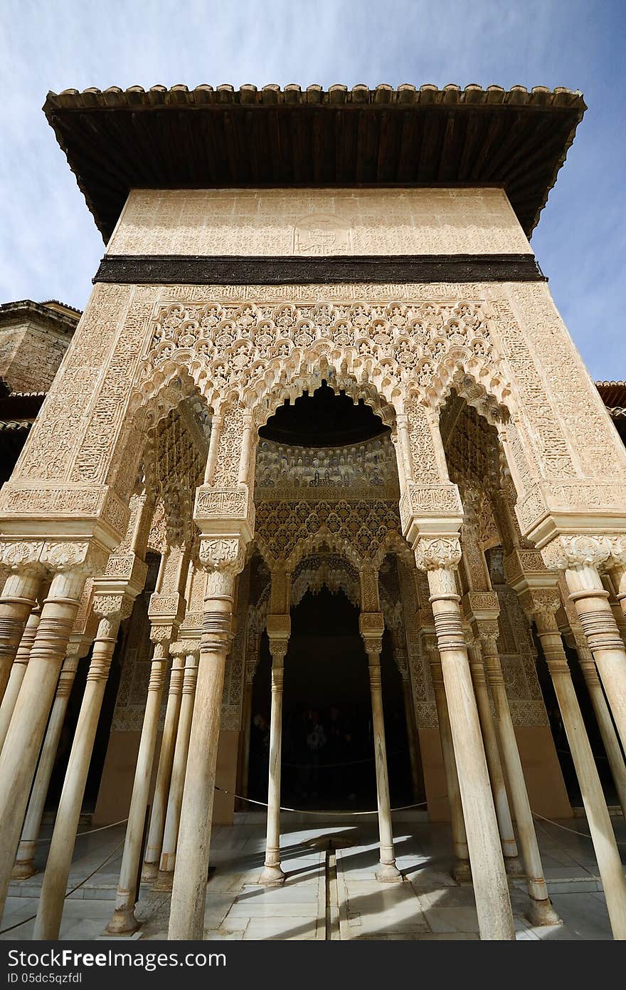 Courtyard Of The Lions In The Alhambra