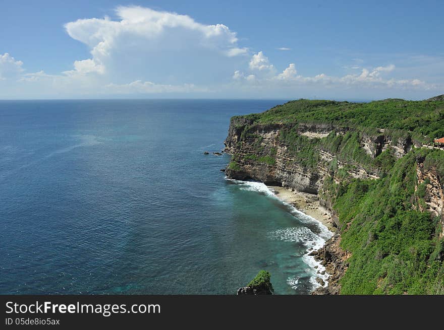 Landscape view of Uluwatu