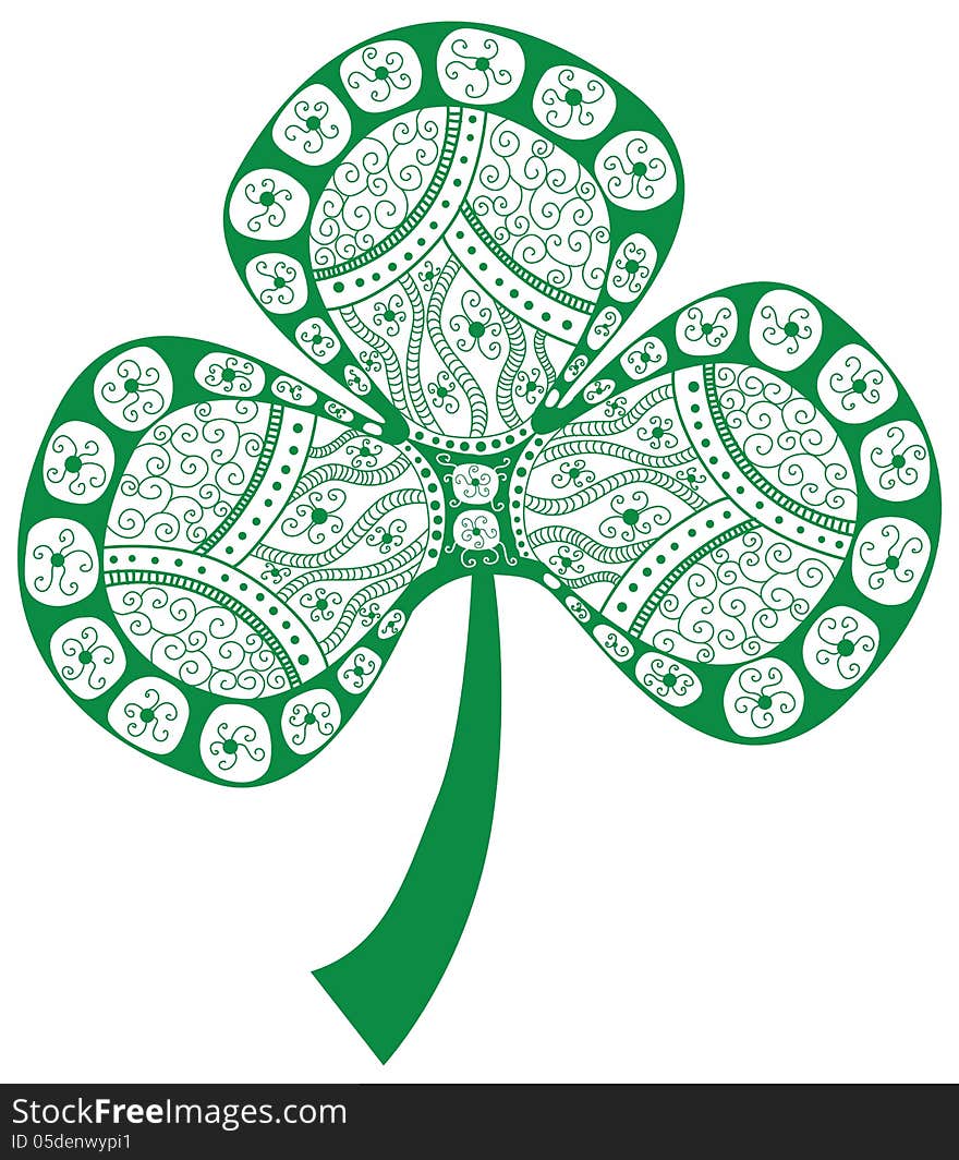 Clover design element