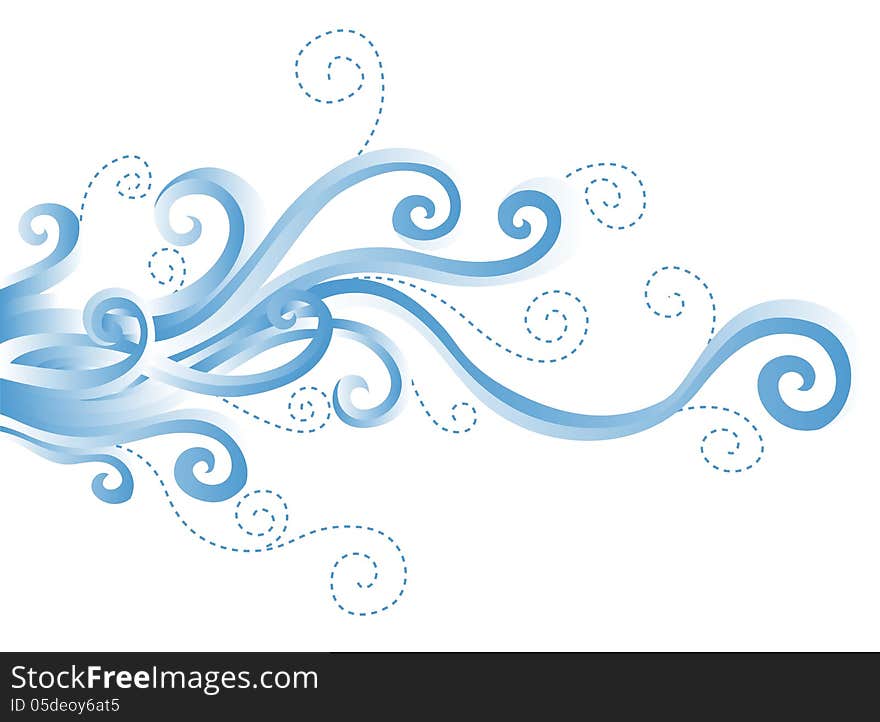 Beautiful wave background for your design