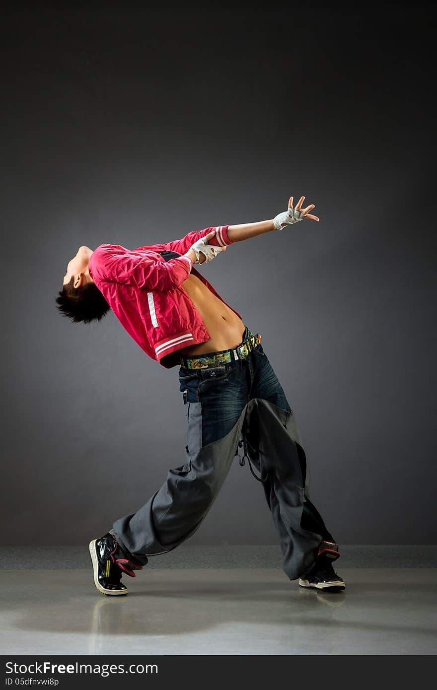 Studio Shot of a beautiful dancer. Studio Shot of a beautiful dancer