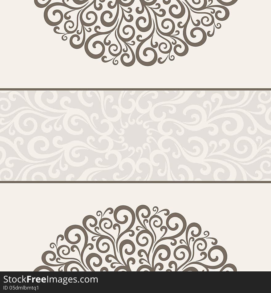 Abstract invitation card. Abstract background